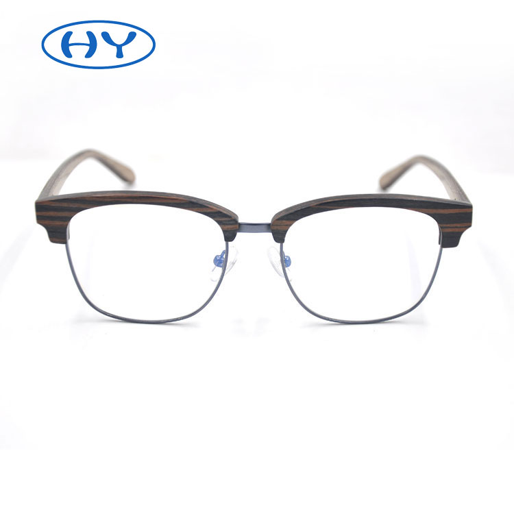 Wood eyewear frame glasses Custom logo fashion handmade Wooden frame