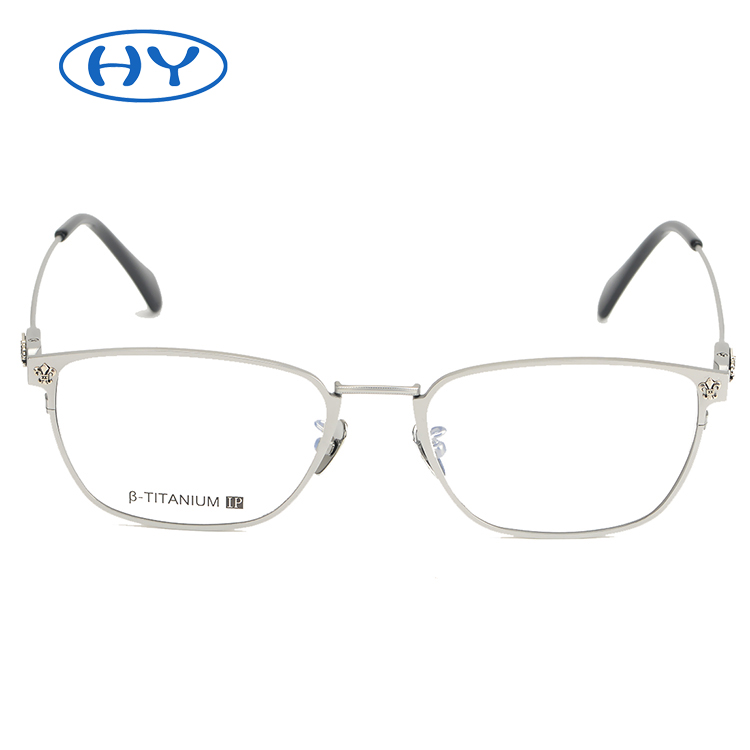 Metal Clear Lens Classic Round Glasses Frame Unisex Circle Eyeglasses