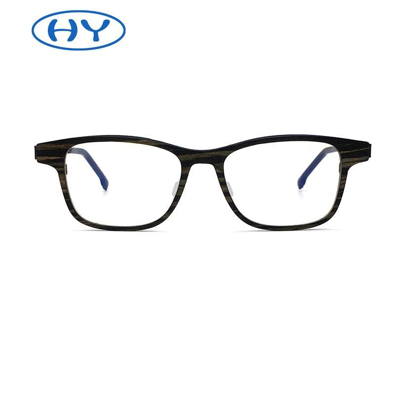 Unisex Carbon Fiber Frame with Wood Layer on the Surface
