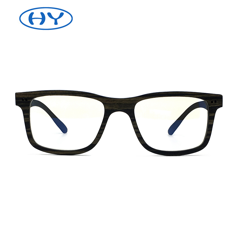 Black Matt Eyeglasses with Carbon Fiber Full Frames Rectangular Shaped