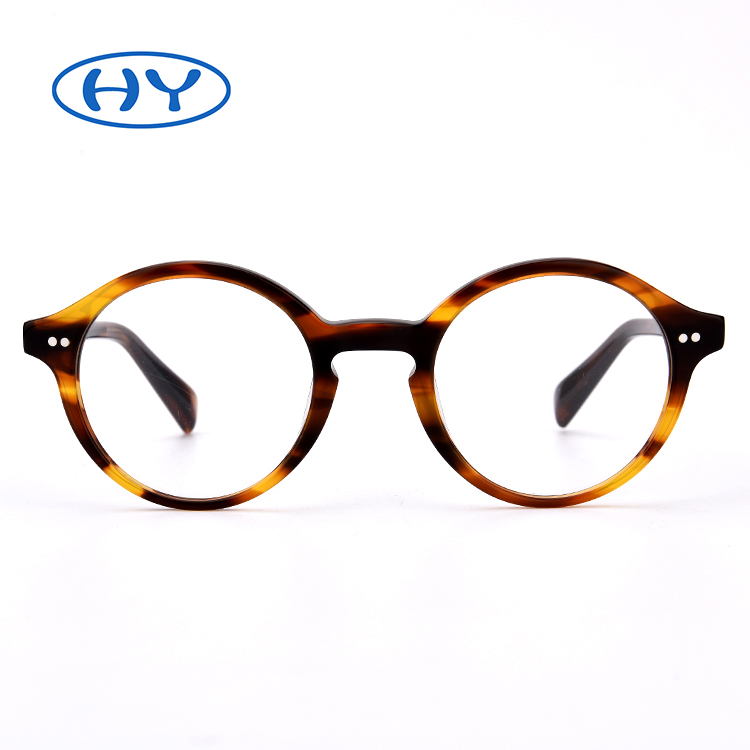 Classic Round Non-prescription Men Women Frosted Eyeglasses Frame