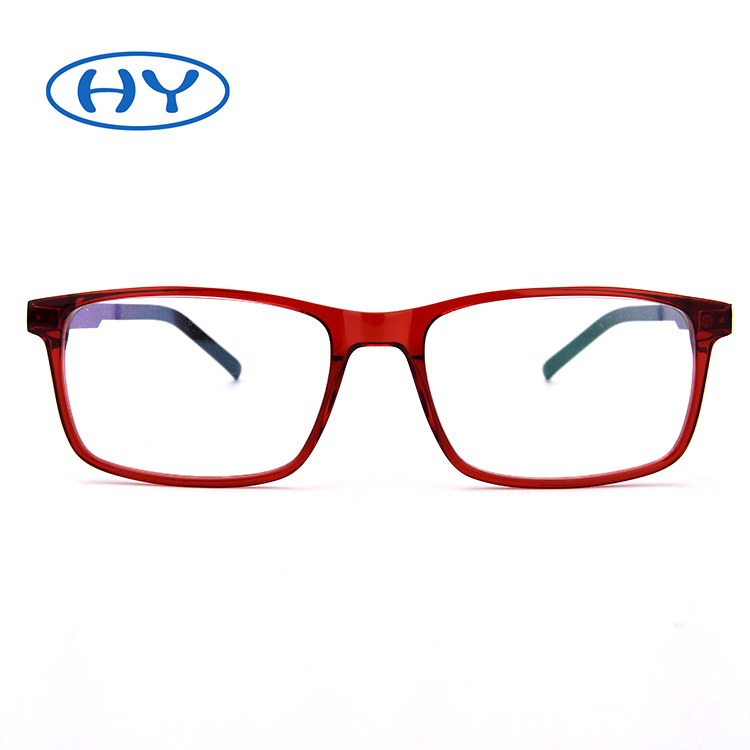 Rectangle Men Eyeglasses Fashion Eyewear Optical Frame Transparent Glasses