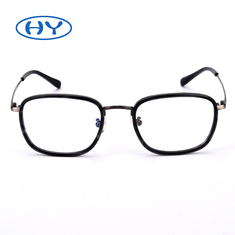 Large Thin Titanium Frame Clear Lens Glasses for Men