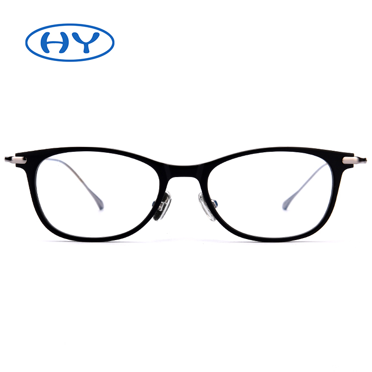 Prescription Glasses Designer Frames for Women Handcrafted Stainless Steel Metal Eyeglasses Optical Acetate Frame