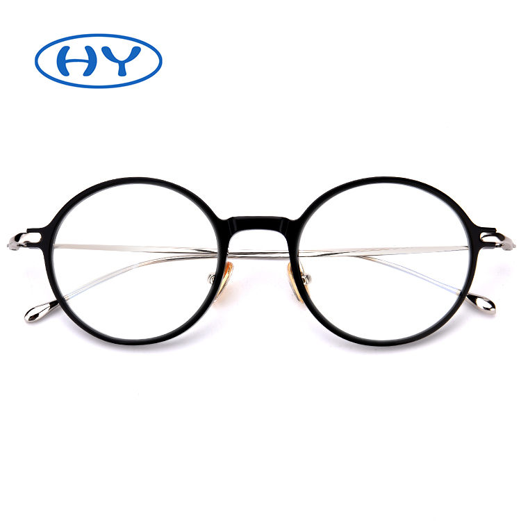 Fashion Round Eyewear Frame Eyeglasses Optical Frame Clear Lens Glasses