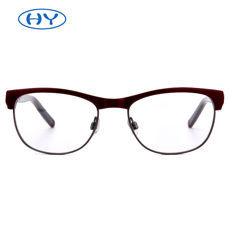 New Vintage Classic acetate combine metal glasses frame factory